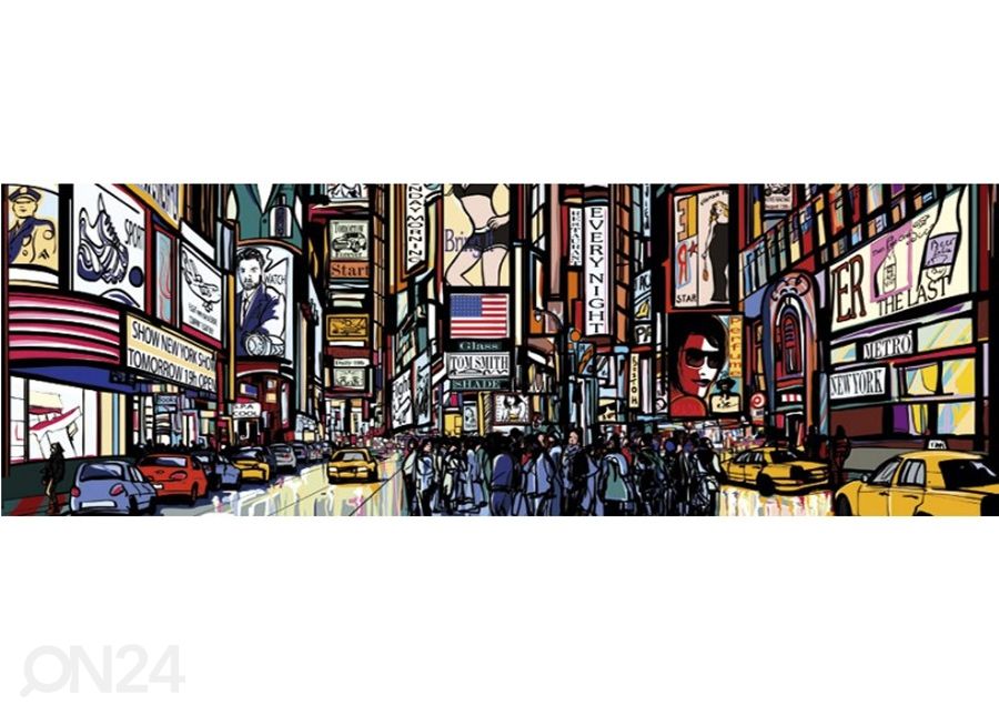 Кухонный фартук Times Square 350х60 см увеличить