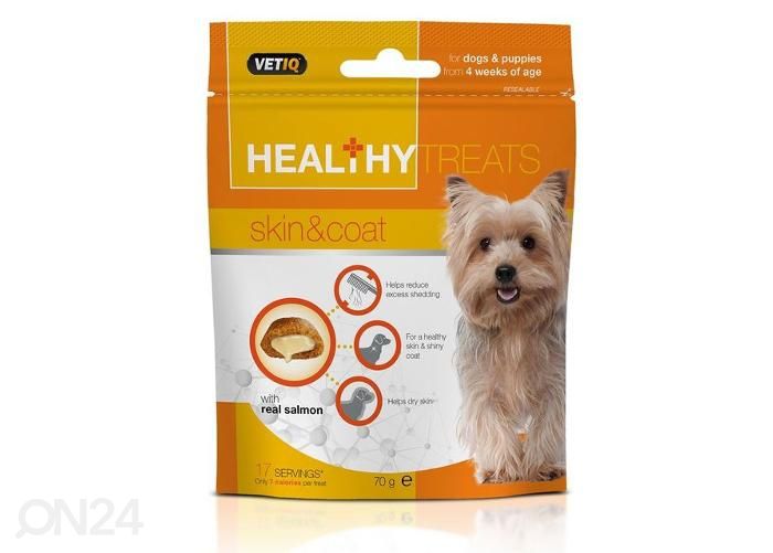 Лакомство для собак/щенков healthy treats skin&coat 70 г увеличить