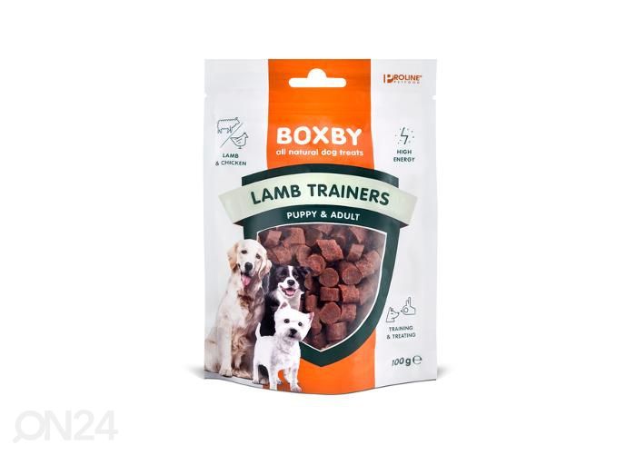Лакомство для собак lamb trainers boxby 100 г увеличить