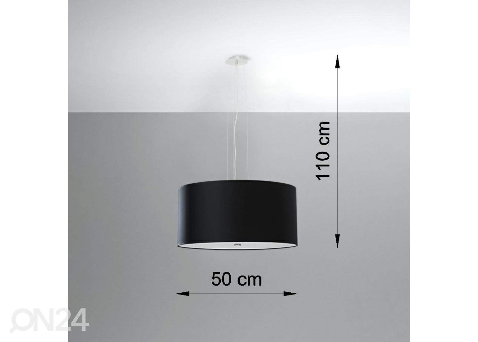 Люстра Otto 50, черная увеличить размеры