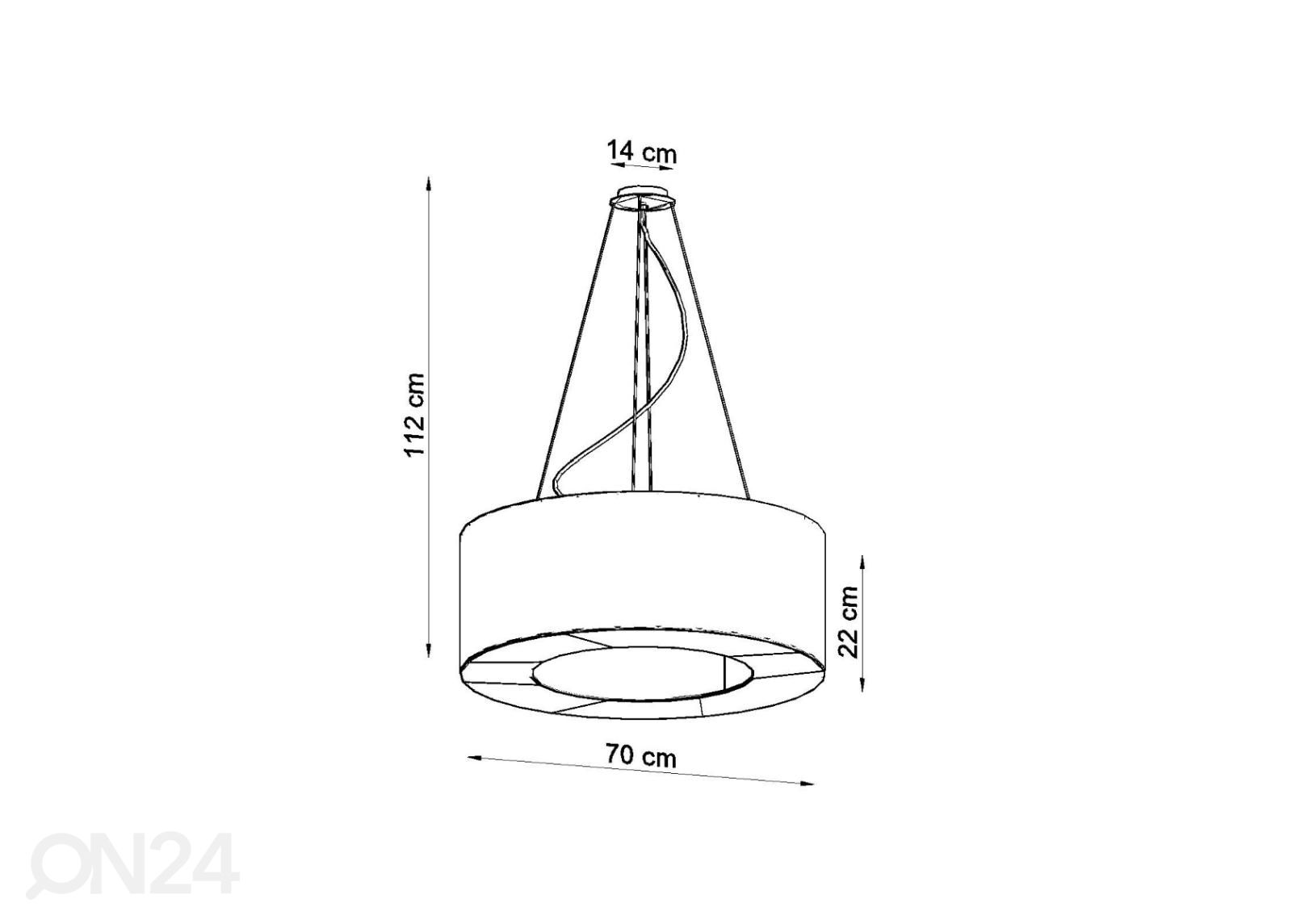 Люстра Saturno 70 увеличить размеры