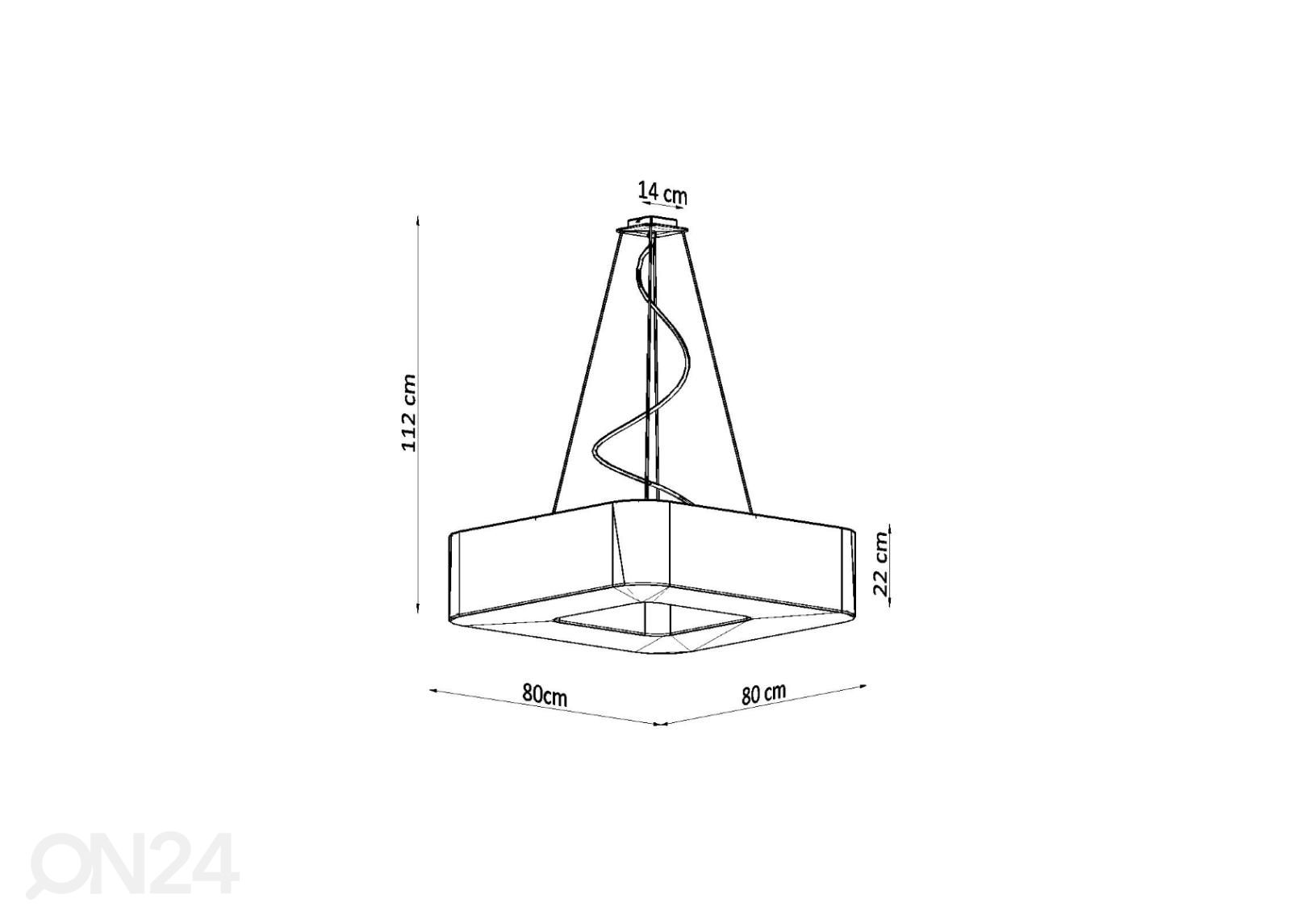 Люстра Urano 80 увеличить размеры