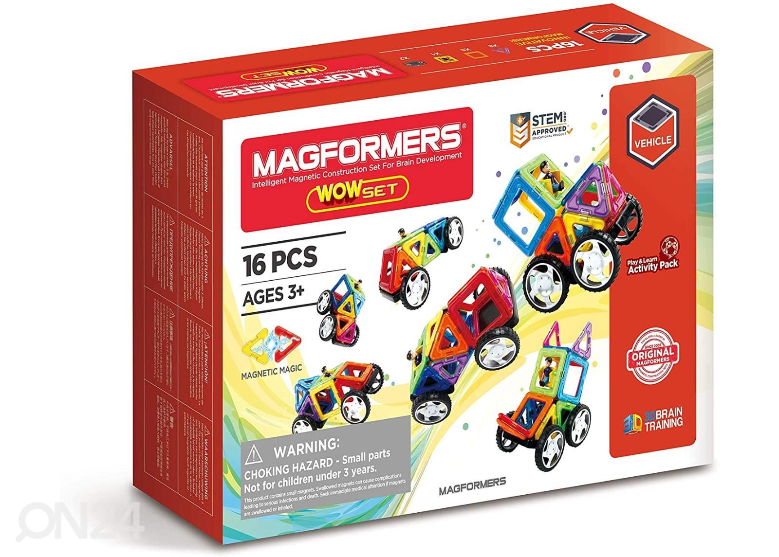 Магнитный конструктор Magformers Wow, 16 деталей увеличить