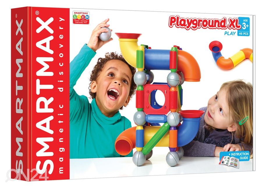 Магнитный конструктор SmartMax XL "Игровая площадка", 46 дет. увеличить