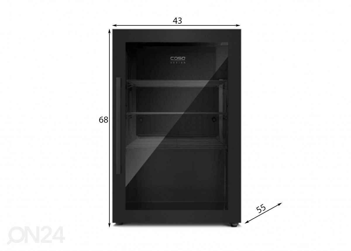 Маленький холодильник для напитков Caso BBQ Cooler Black S-R увеличить размеры