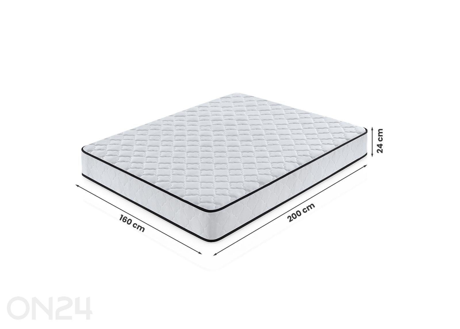 Матрас + защитная простыня 160x200 см увеличить размеры