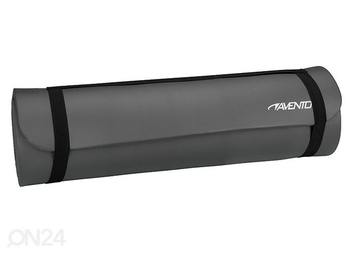 Мат для йоги Avento NBR 183x61 см серый увеличить