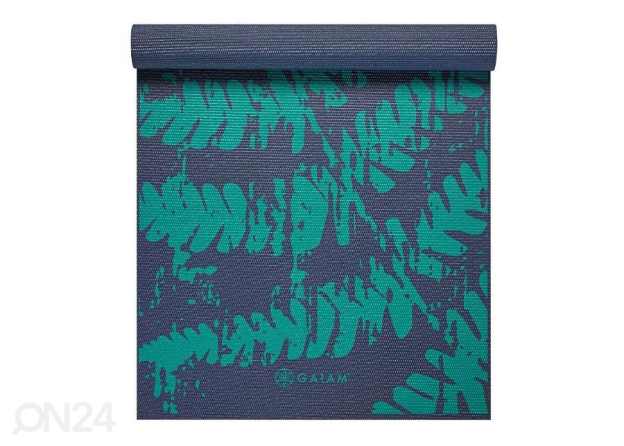 Мат для йоги Gaiam Midnight Fern 4 мм увеличить