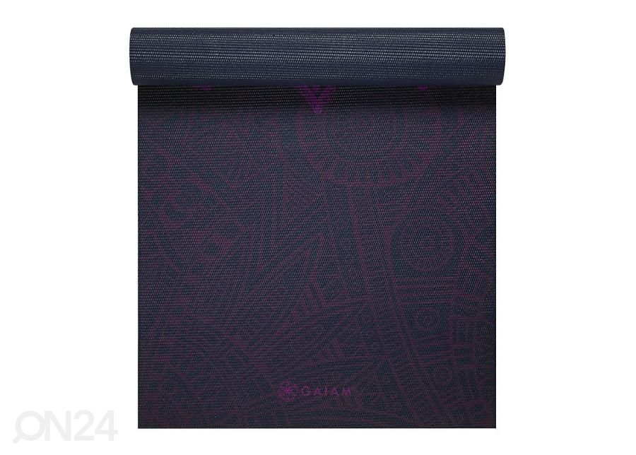 Мат для йоги Gaiam Plum Sundial 6 мм увеличить