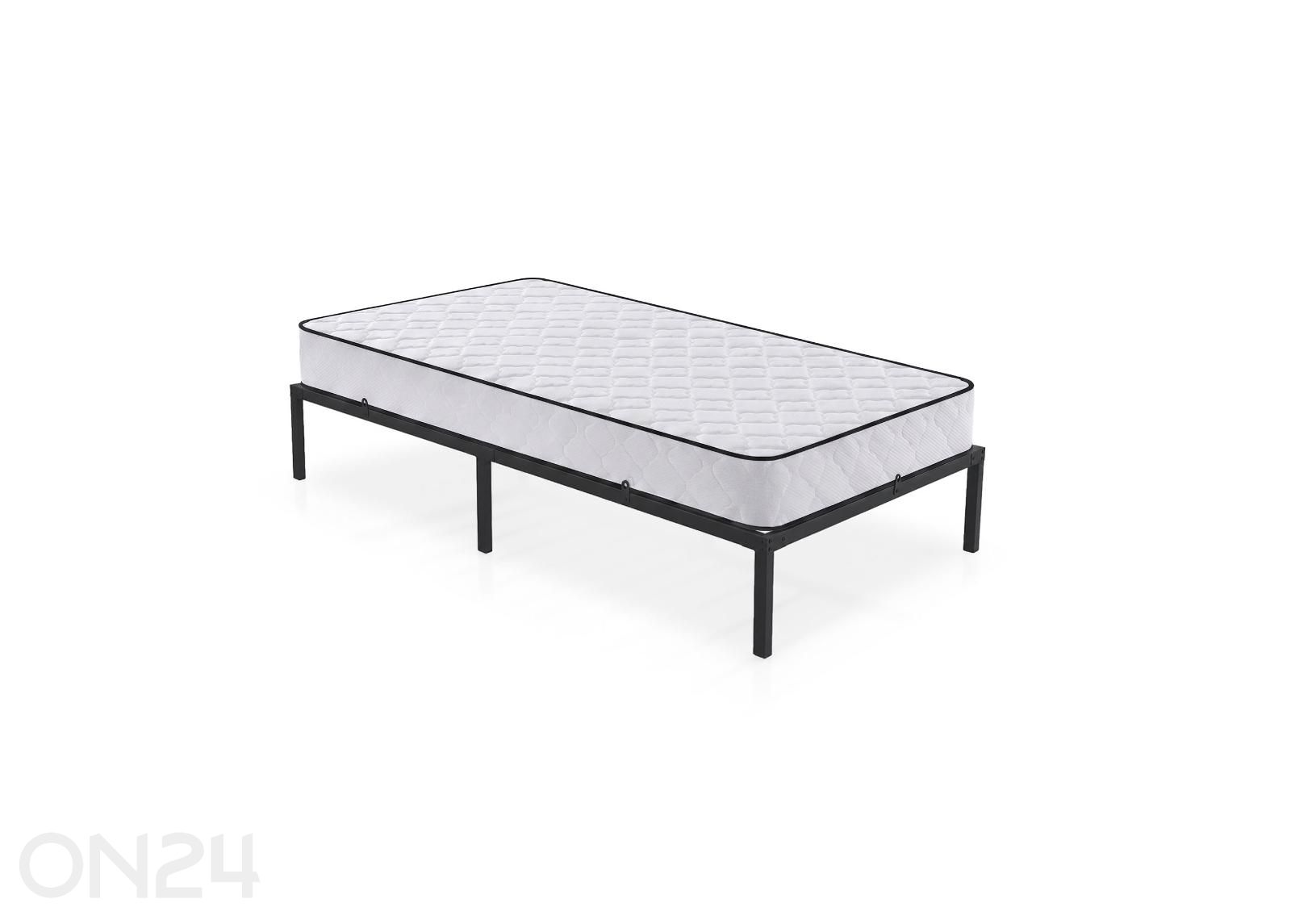 Металлическая кровать 100x200 см с матрасом увеличить