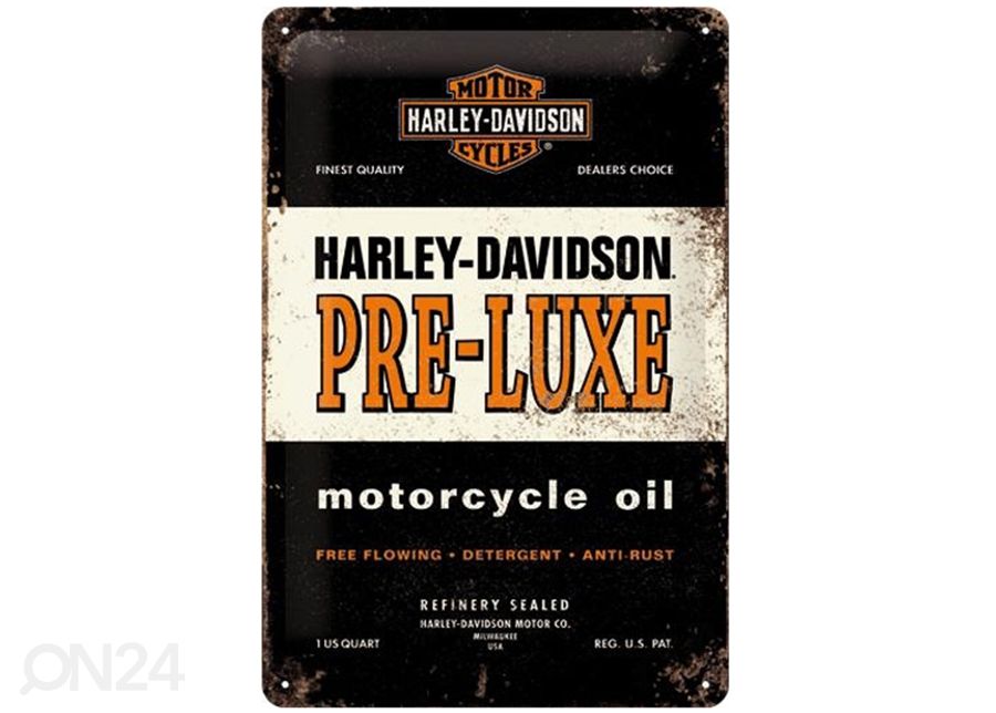 Металлический постер в ретро-стиле Harley-Davidson Pre-Luxe 20x30 cm увеличить
