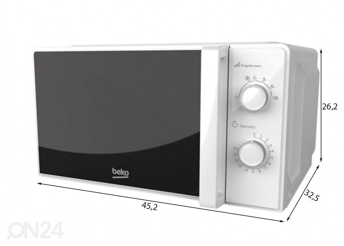 Микроволновая печь Beko MOC20100WFB увеличить размеры