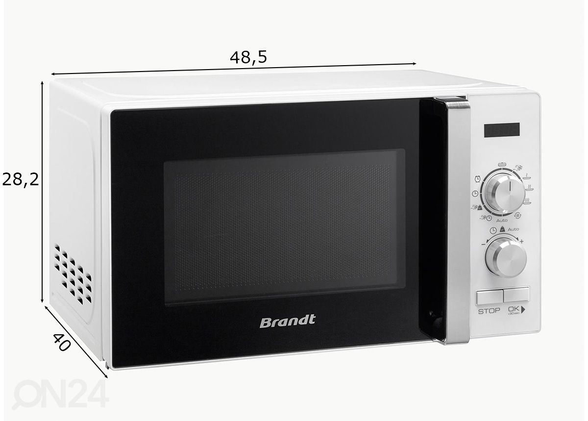 Микроволновая печь Brandt SE2018WZ увеличить размеры