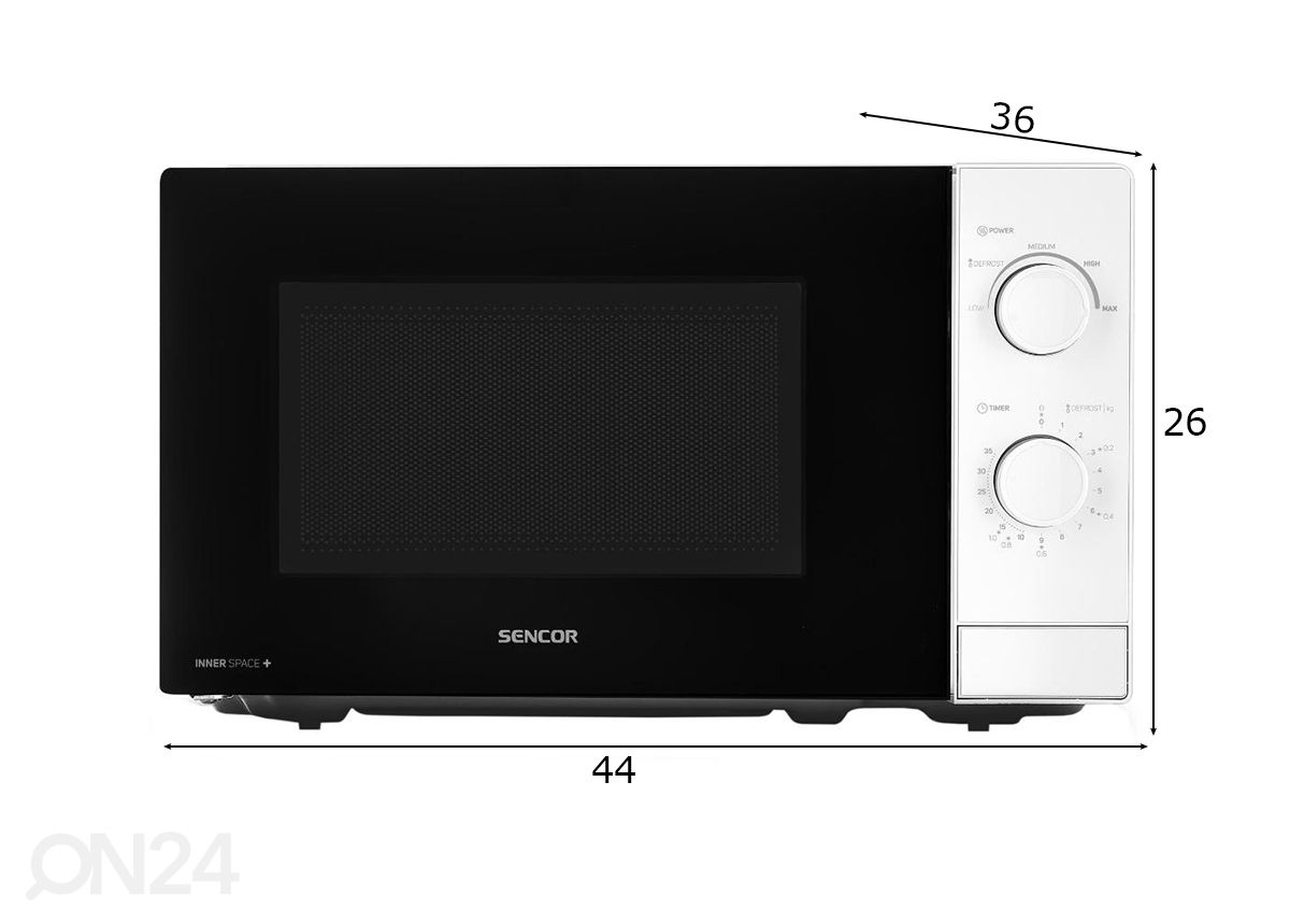Микроволновая печь Sencor SMW0717WH, белый увеличить размеры