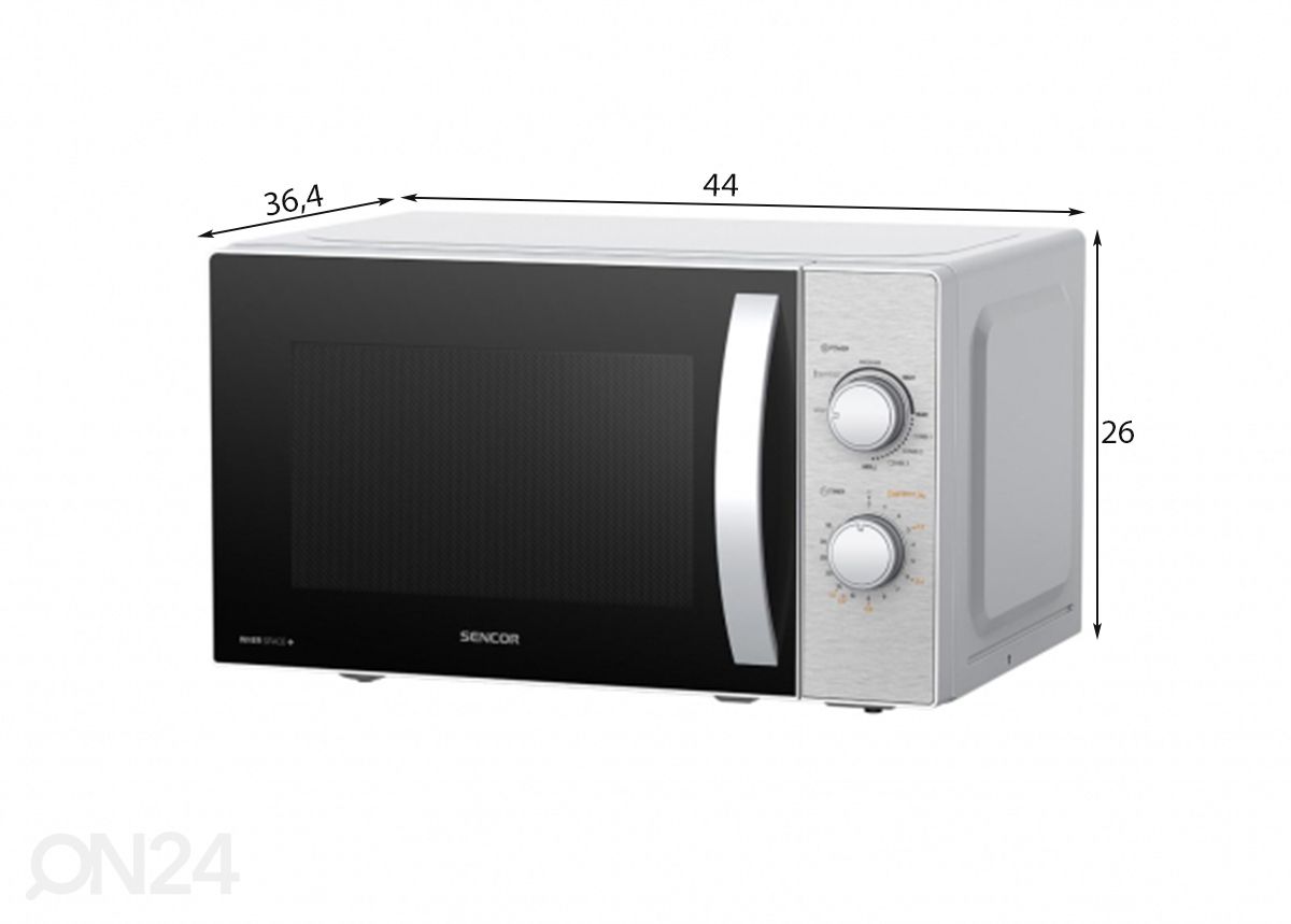 Микроволновая печь Sencor SMW4320SS увеличить размеры