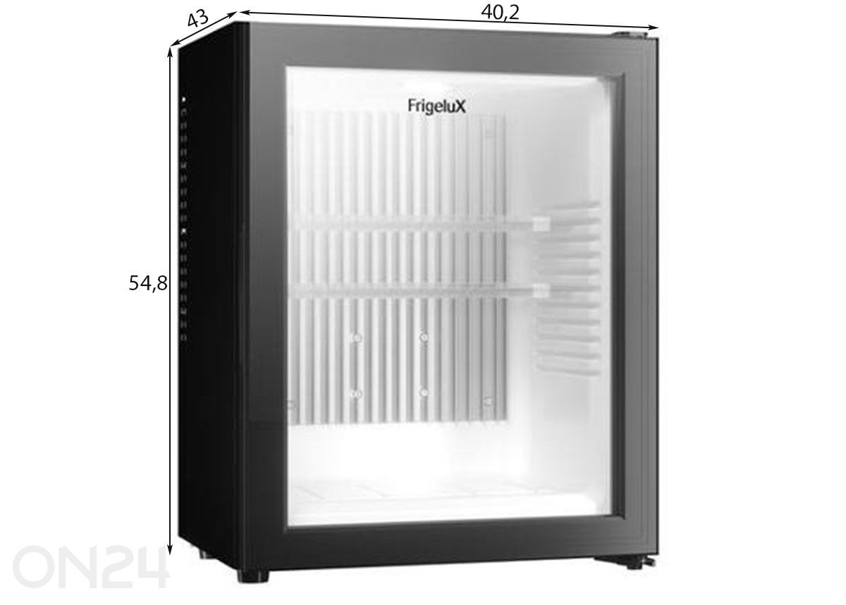 Мини-бар с стеклянной дверью Frigelux MINIBAR40VE увеличить размеры
