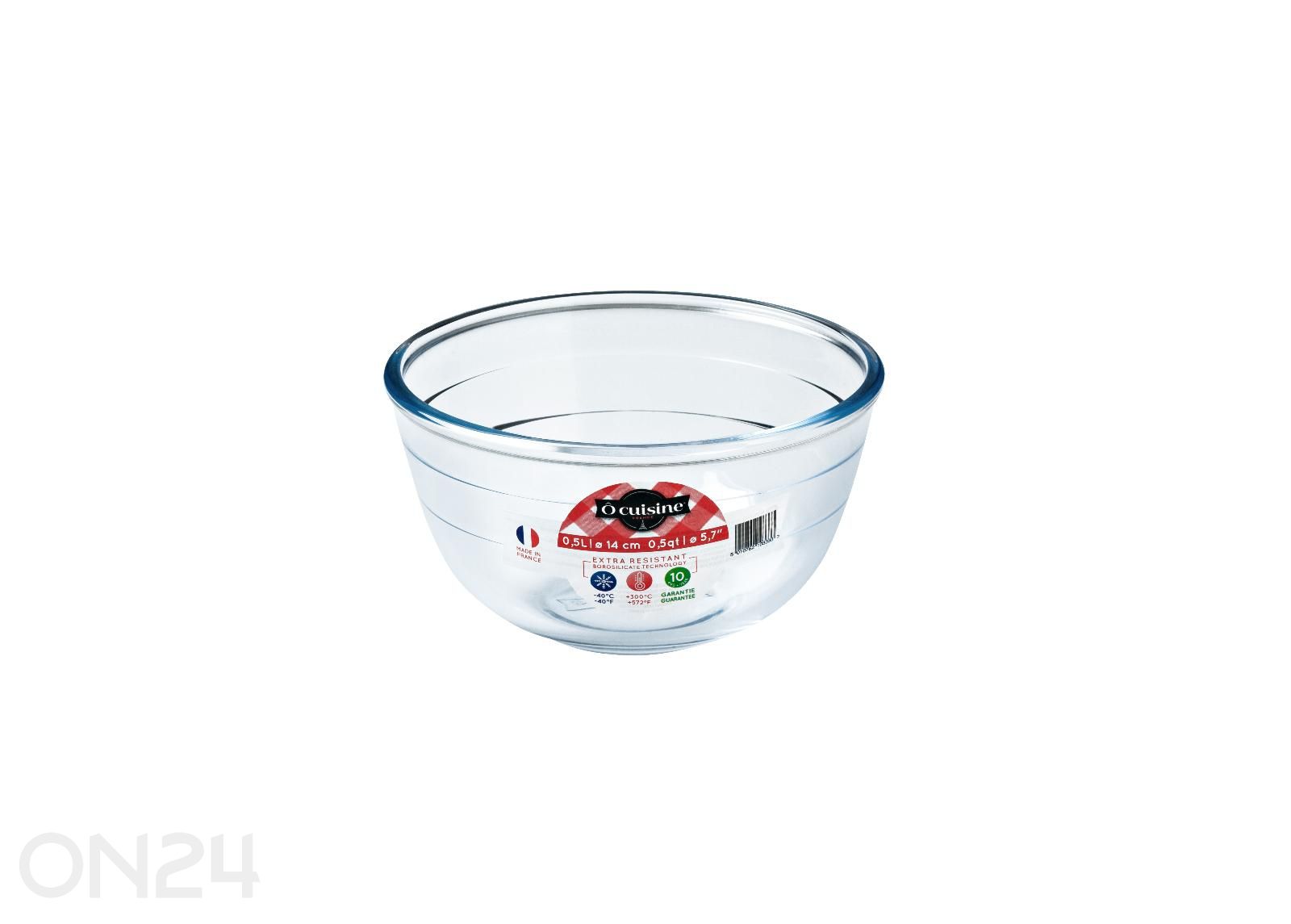 Миска из термостойкого стекла Pyrex 0,7 л, Ø 15 см увеличить