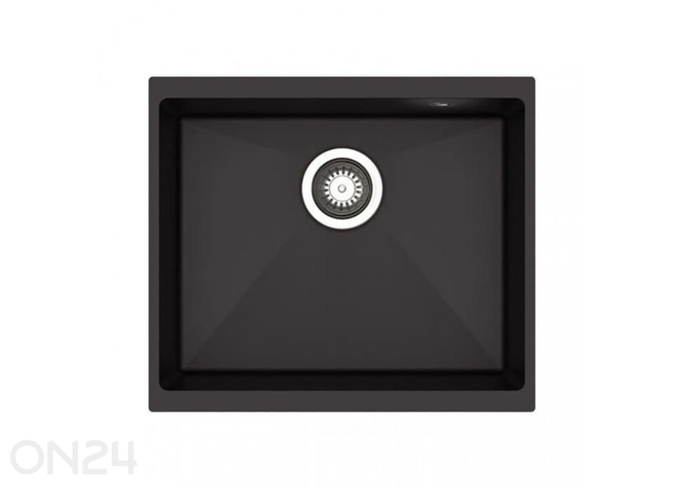 Мойка Pyramis Ithaka 50x40 см 1B UM Volcano, чёрная увеличить