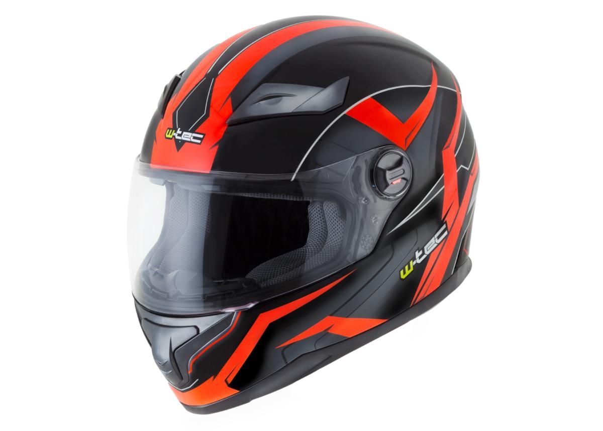 Мотоциклетный шлем W-TEC FS-811BO Fire Orange увеличить