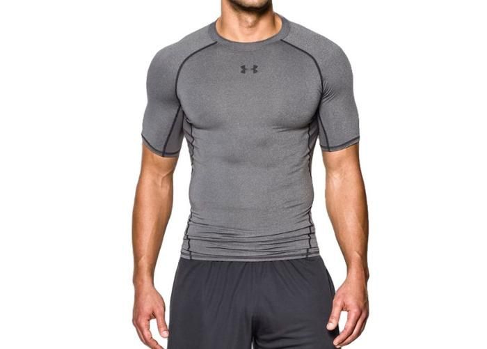 Мужская компрессионная футболка Under Armour HG Armour SS M 1257468-090 увеличить