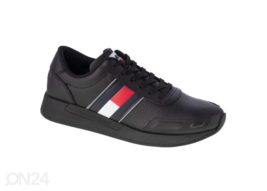 Мужская повседневная обувь Tommy Hilfiger Flexi Perf Leather Runner увеличить