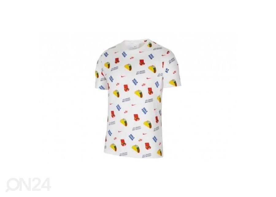 Мужская повседневная футболка Nike NSW SS Tee Food Aop M CW0472-100 увеличить