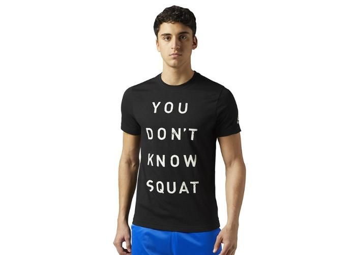 Мужская повседневная футболка Reebok Dont Know Squat M BQ8288 увеличить
