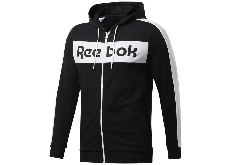 Мужская толстовка Reebok Te Linear Logo Fz Hoody M FU3131 увеличить