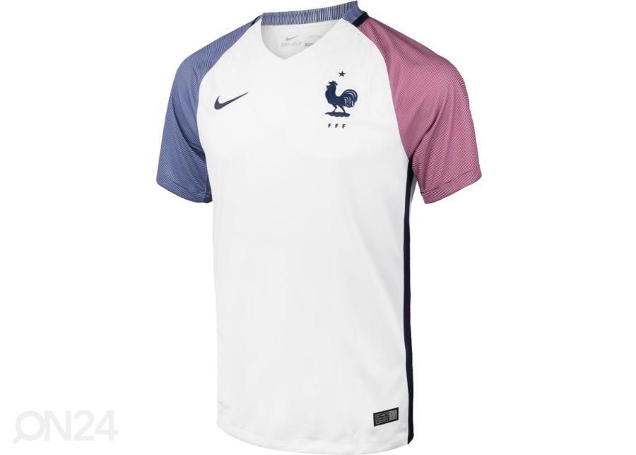 Мужская футбольная футболка Nike France Away Stadium M 724614-100 увеличить
