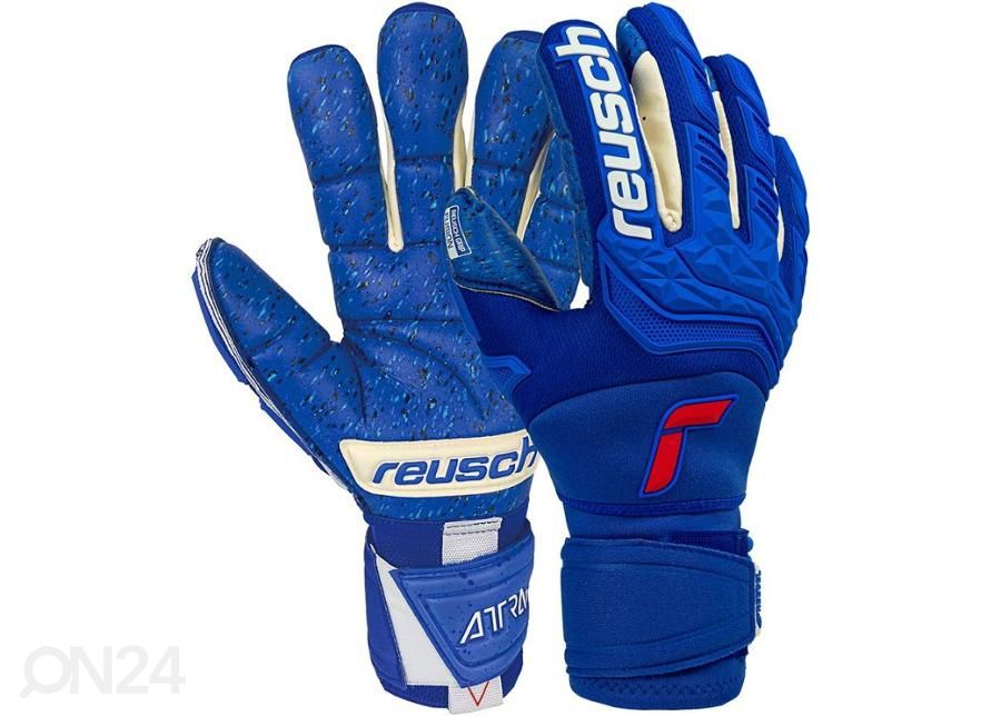Мужские футбольные вратарские перчатки Reusch Attrakt Freegel Fusion Ortho-Tec Goaliator увеличить