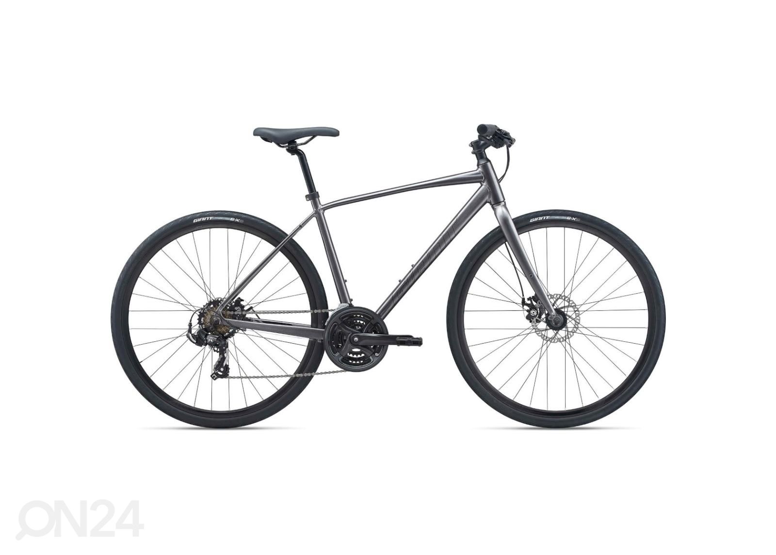 Мужской гибридный велосипед Giant Escape Disc 3 Metallic Black (2022) - M увеличить