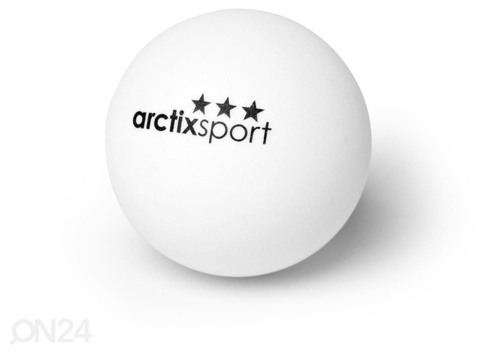 Мячи для настольного тенниса Arctix 3 Star White, 6 шт увеличить