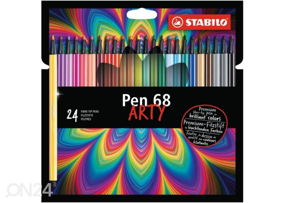 Набор капиллярных ручек Stabilo pen 68 24 цвета увеличить