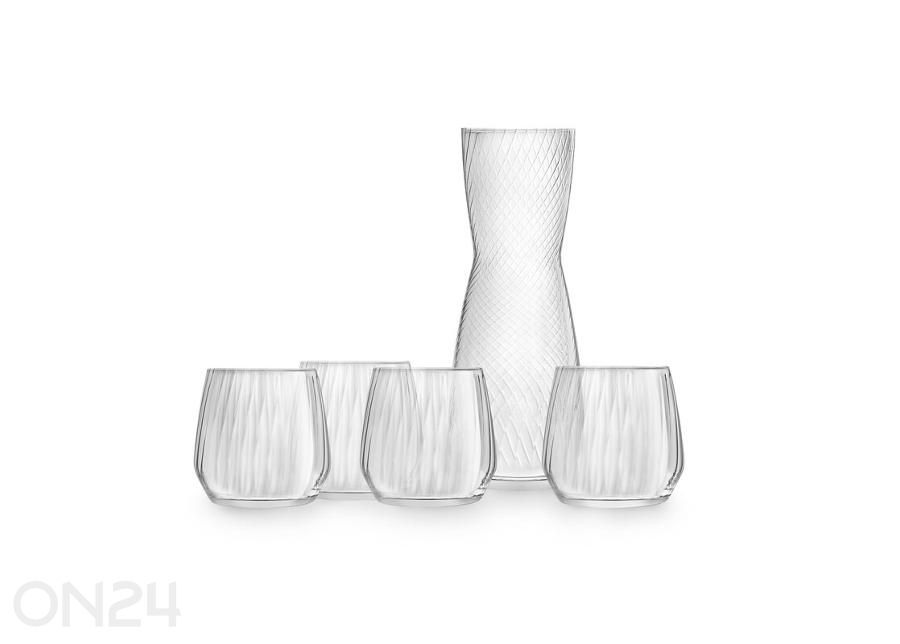 Набор стаканов для питья Serene 4x370 мл с графином 1 л увеличить