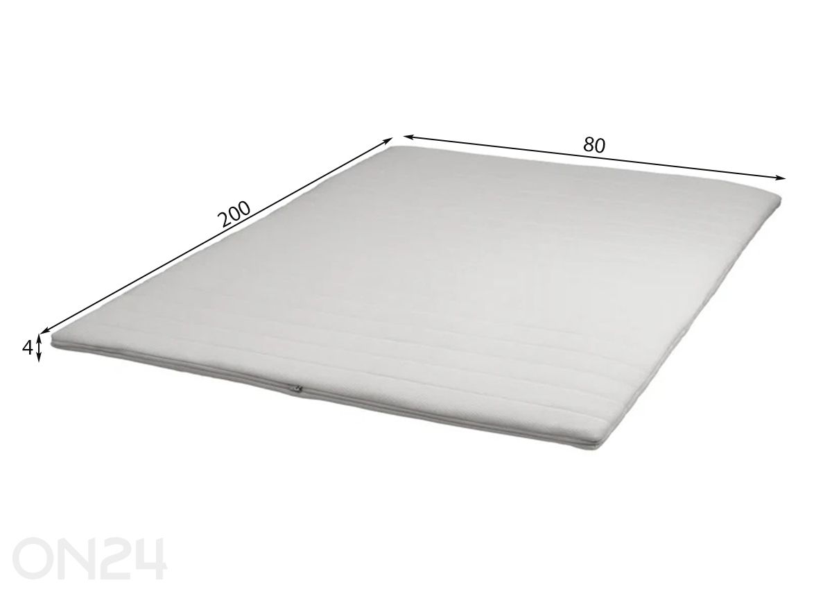 Наматрасник Wendre Foam 80x200 см увеличить размеры