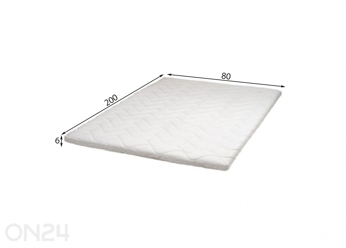 Наматрасник Wendre Latex 80x200 см увеличить размеры