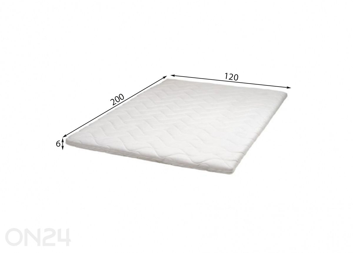 Наматрасник Wendre Soft 120x200 см увеличить размеры