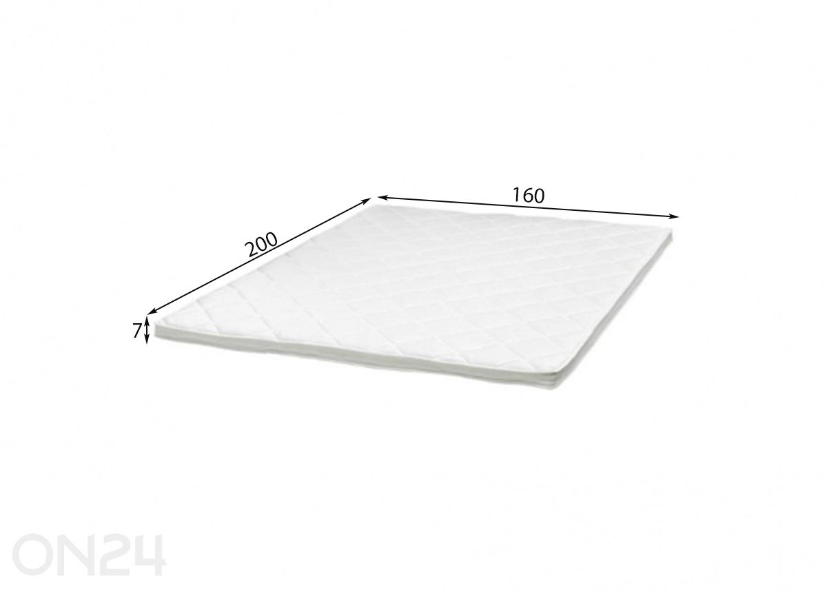 Наматрасник Wendre Warm/Freeze 160x200 см увеличить размеры