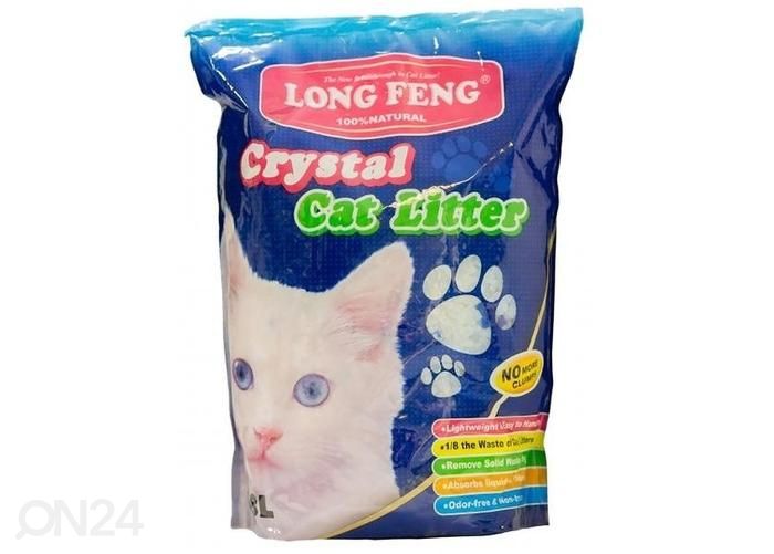 Наполнитель для кошачьего туалета long feng силикагель, 10 л увеличить