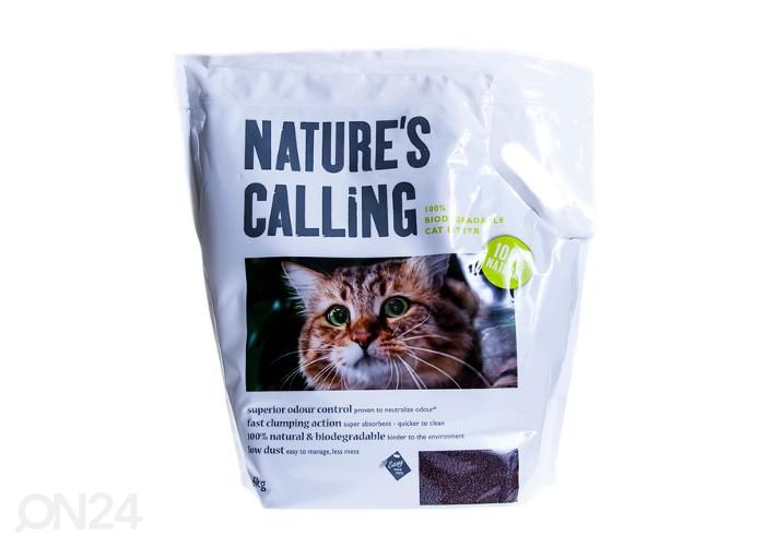 Наполнитель для кошачьего туалета Natures Calling слеживающийся 6 кг увеличить