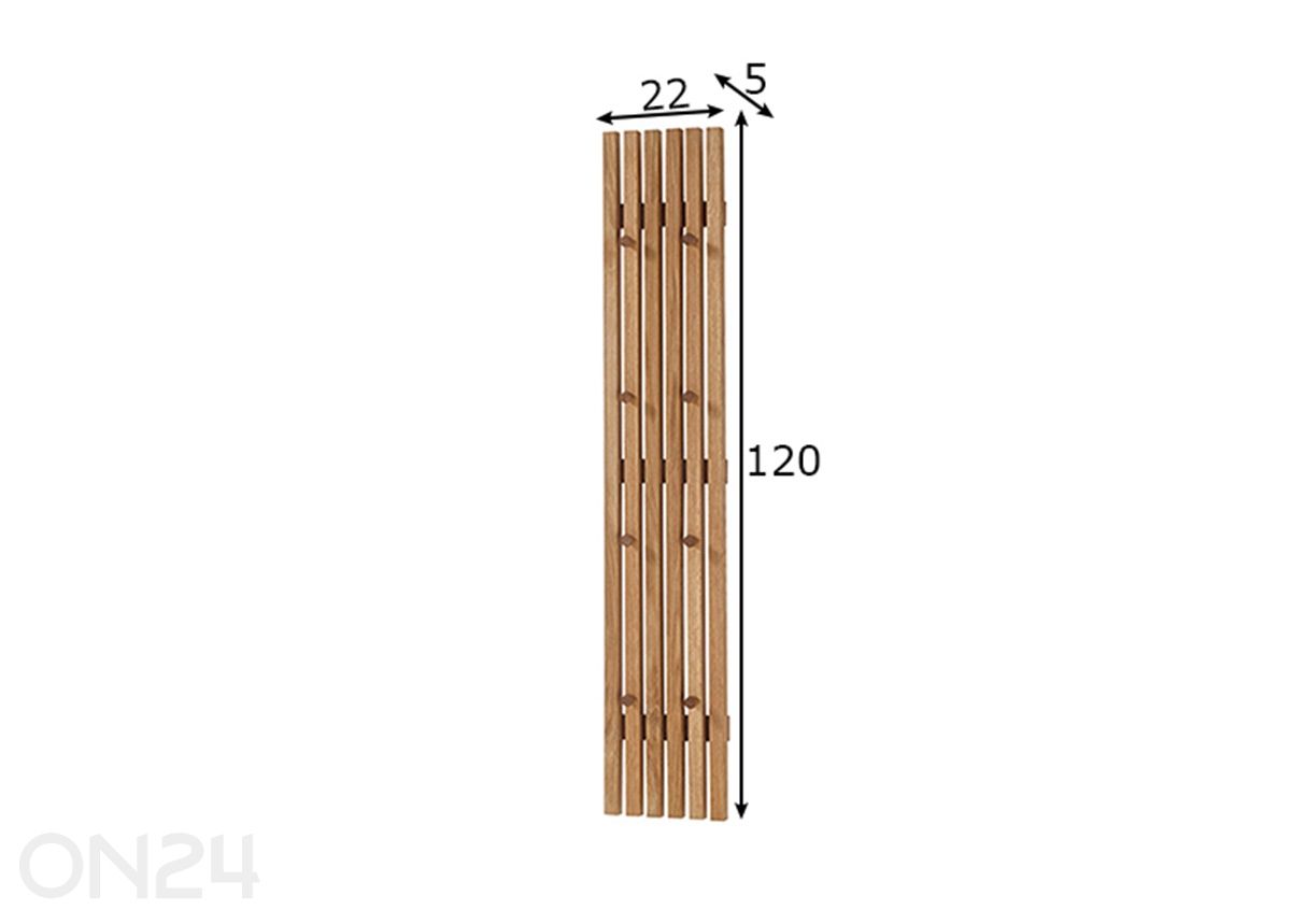 Настенная вешалка Alwar увеличить размеры