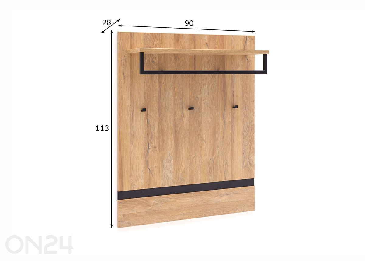 Настенная вешалка Toledo увеличить размеры