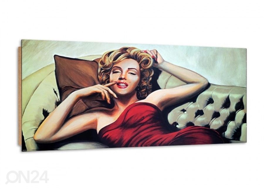 Настенная картина Night with Marilyn 3D 100x50 см увеличить