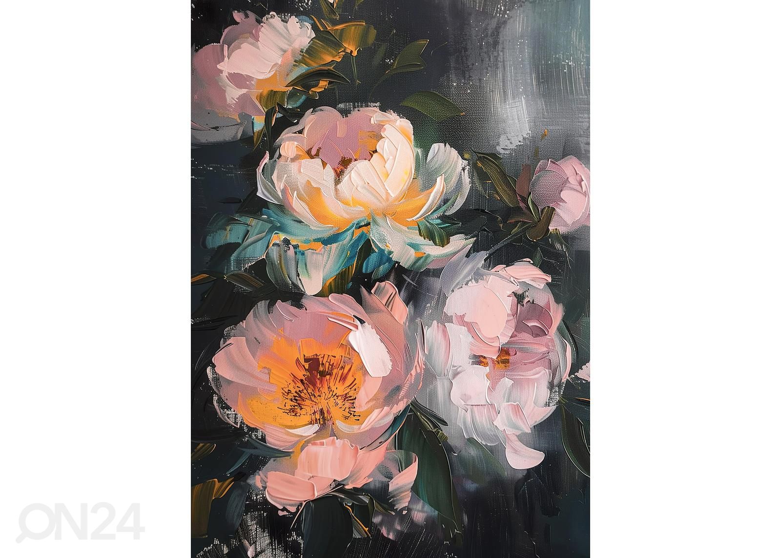 Настенная картина Orange Flowers 60x80 см увеличить