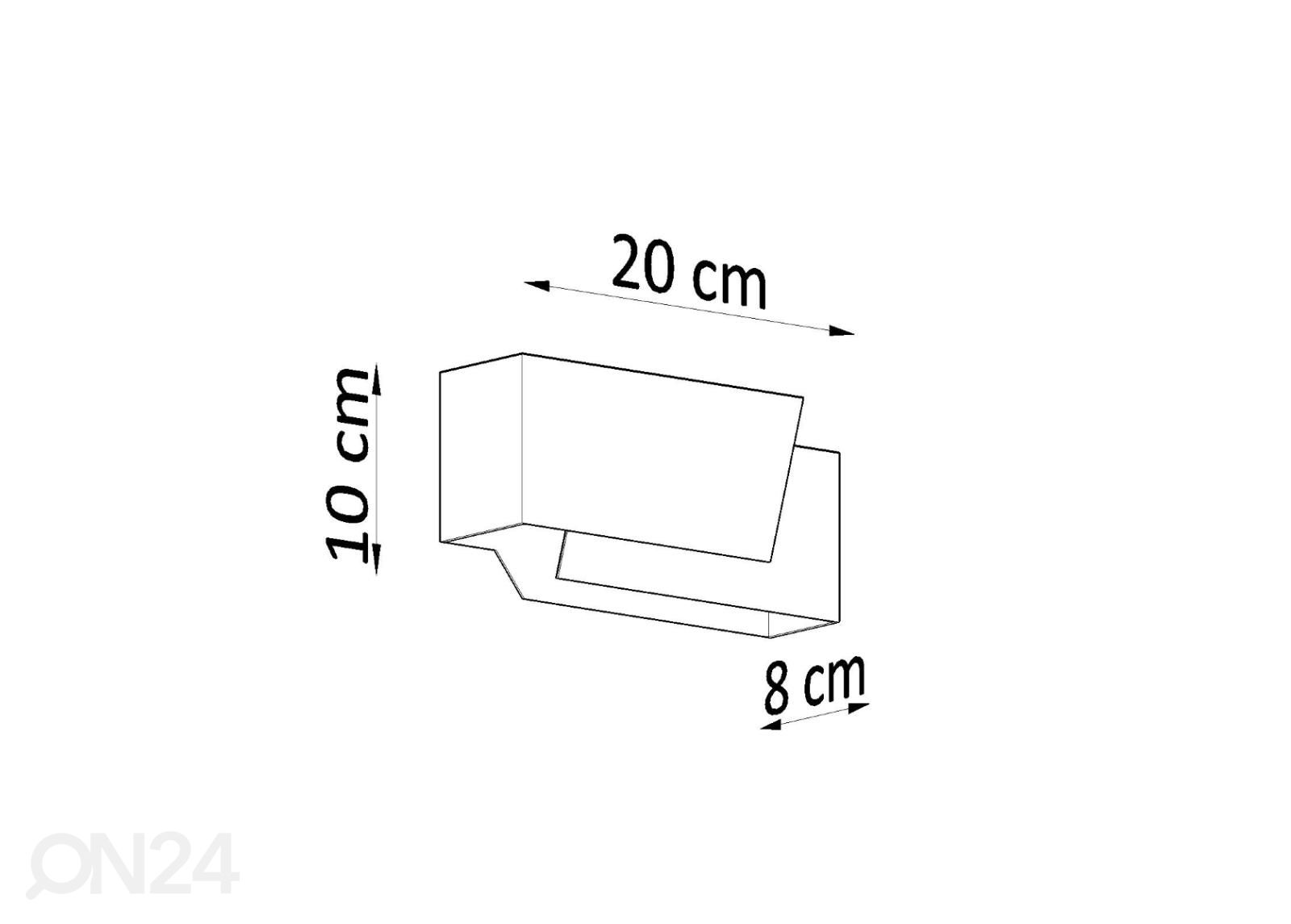 Настенная лампа Piegare увеличить размеры