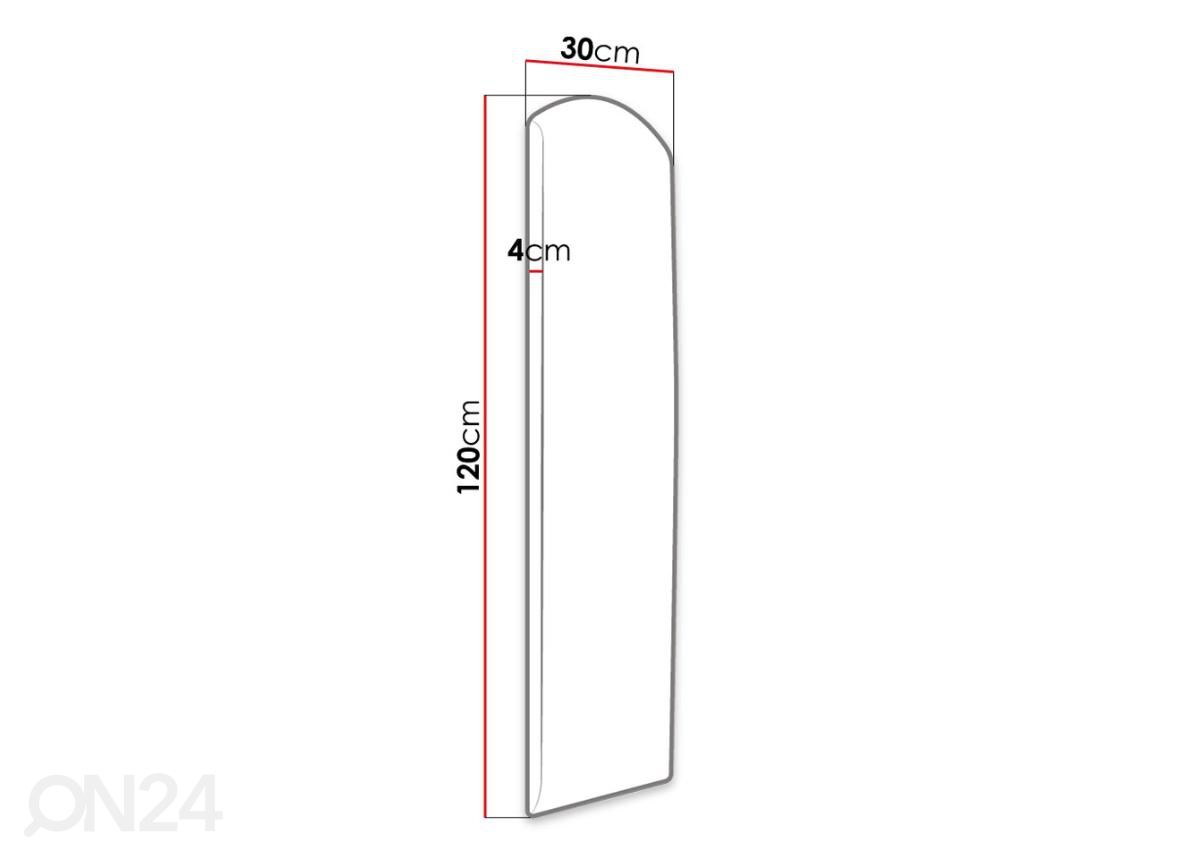 Настенная панель с текстильным покрытием Kir II 120x30 cm увеличить размеры