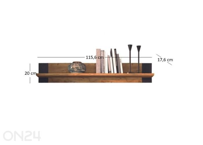 Настенная полка Wood 115,6 см увеличить размеры