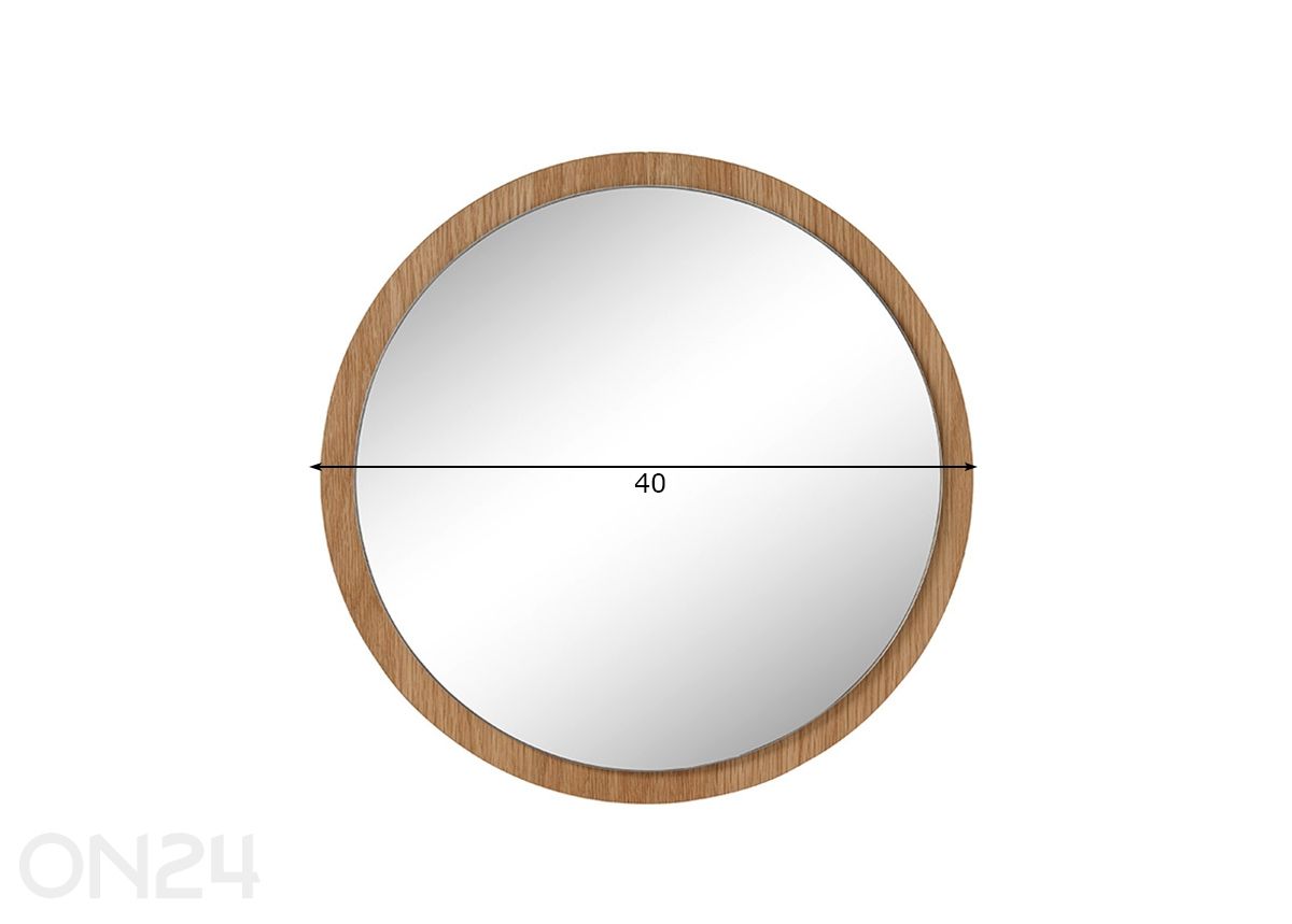 Настенное зеркало Ø 40 см увеличить размеры