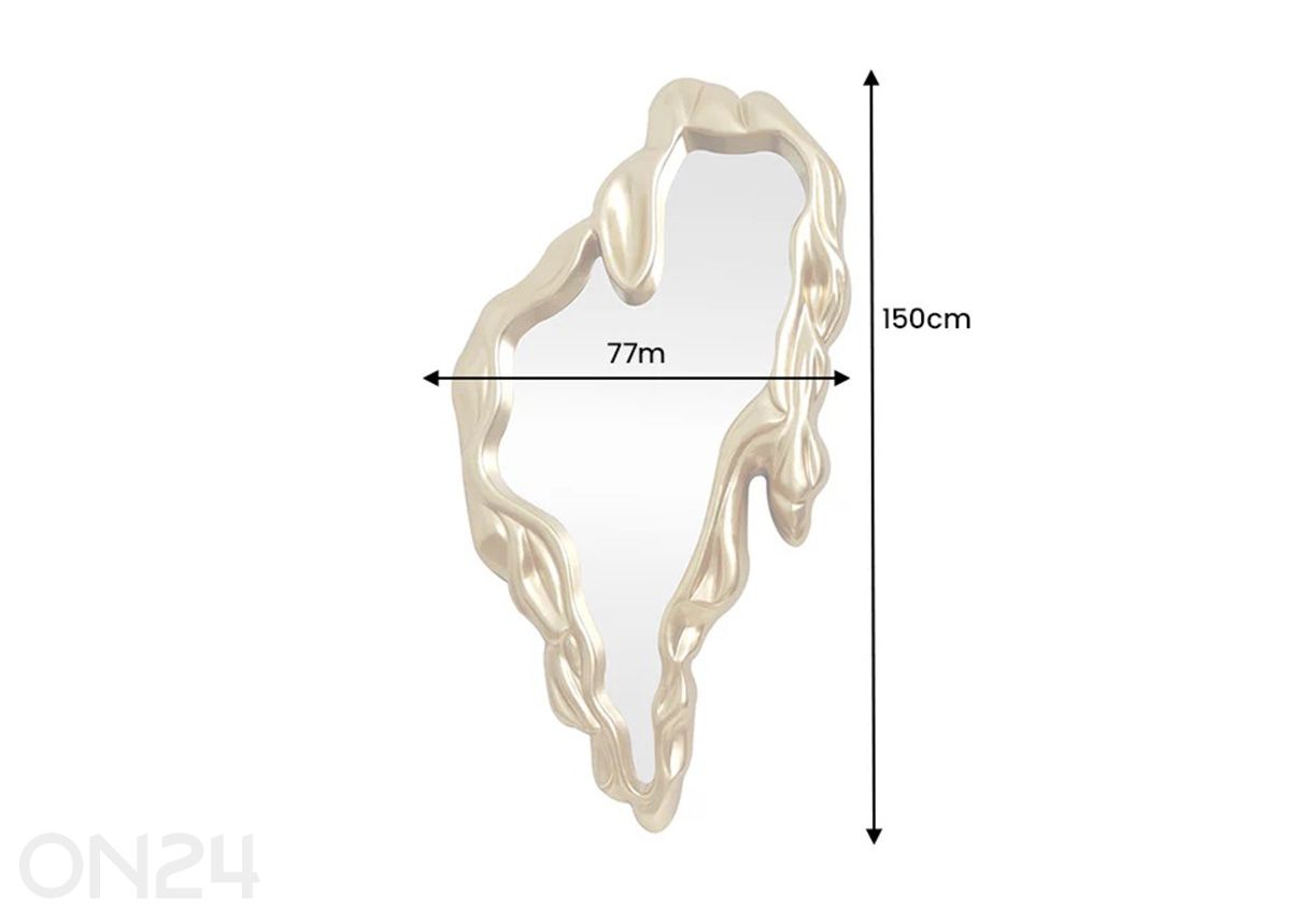 Настенное зеркало Fluidum увеличить размеры