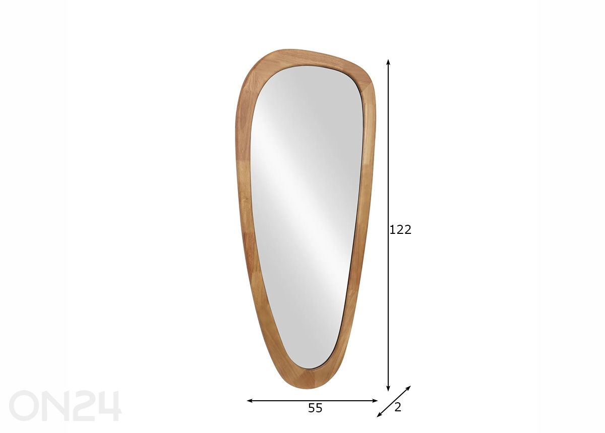 Настенное зеркало Organic увеличить размеры